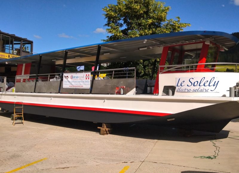 départ du Solely du chantier naval franco suisse