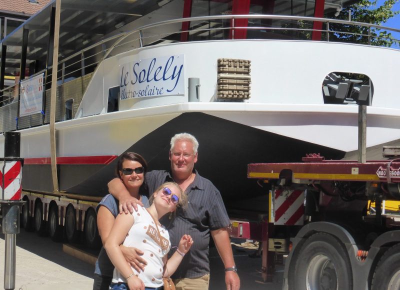 Le Solely à sa sortie de chantier