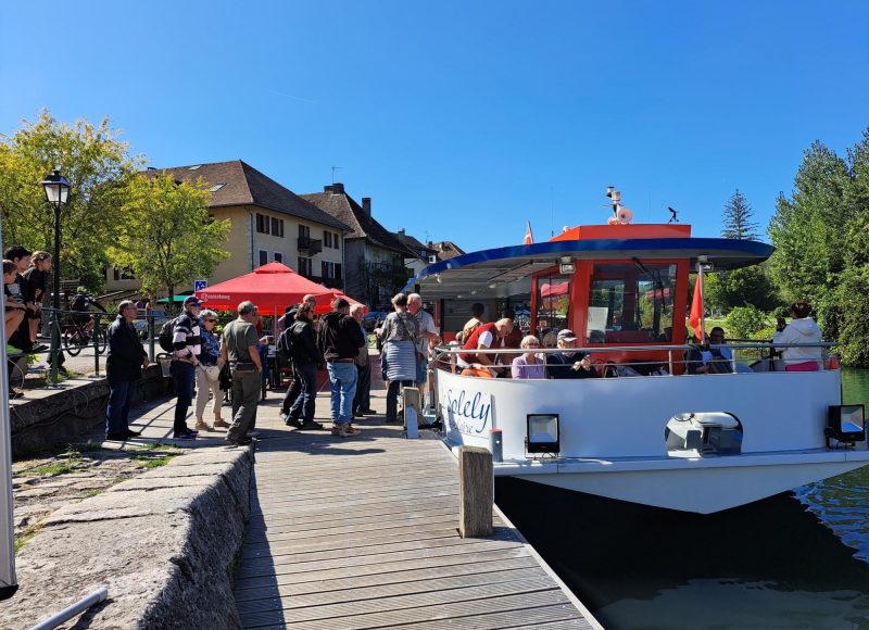 Croisière patrimoine à Chanaz