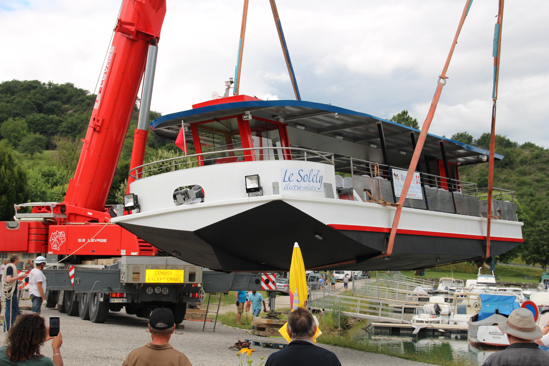 mise à l'eau du solely