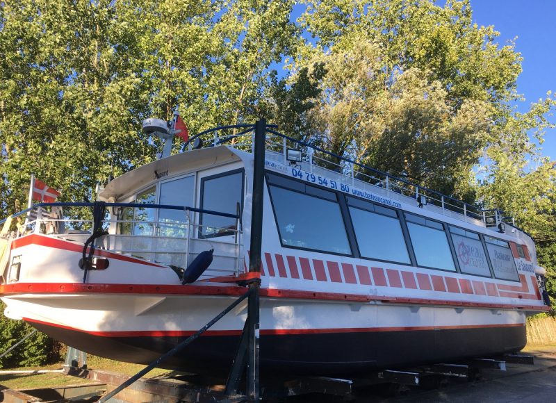 Le Savoyard sur le slipway