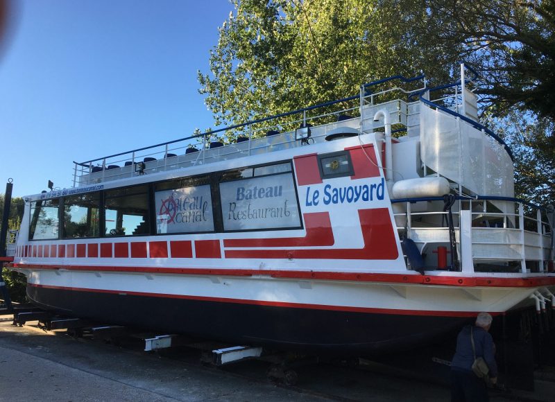 Le Savoyard sur le slipway