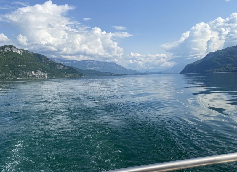 lac du Bourget à bord de Bateaucanal