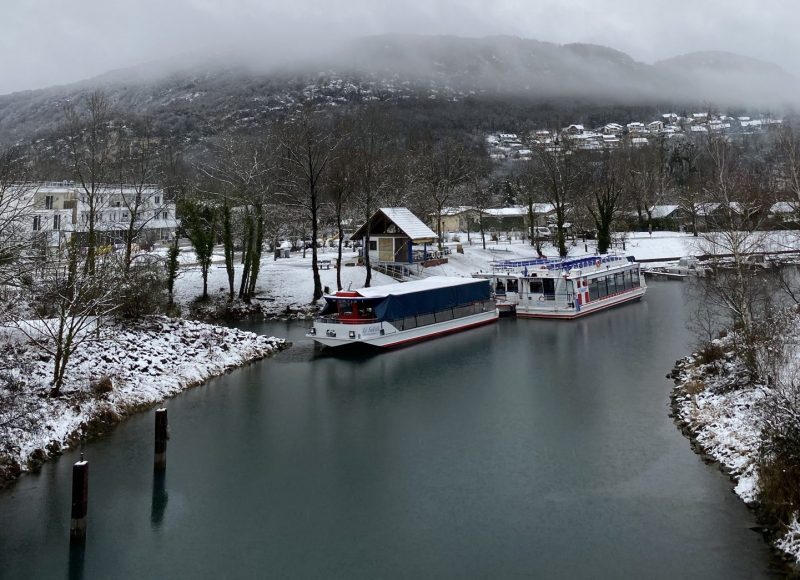 Les Bateaux Sous La Neige