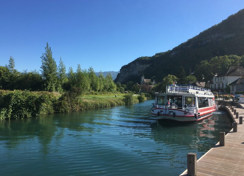 balade à bord du Savoyard au départ de Chanaz