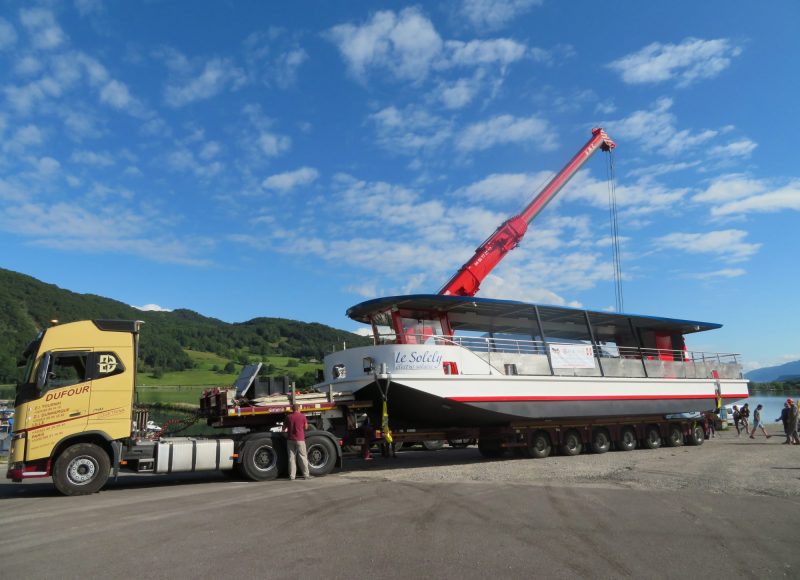 Le Solely en convoi exceptionnel