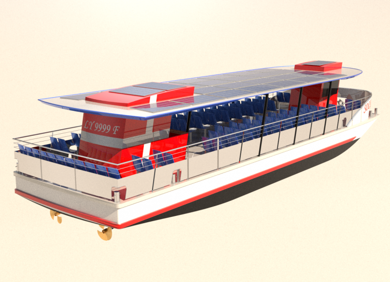 Projet bateau electrique solaire à Chanaz